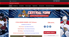 Desktop Screenshot of girlshockey-centralyork.com