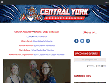 Tablet Screenshot of girlshockey-centralyork.com